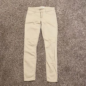 Abercrombie & Fitch Tan Skinny Jeans - Size 2